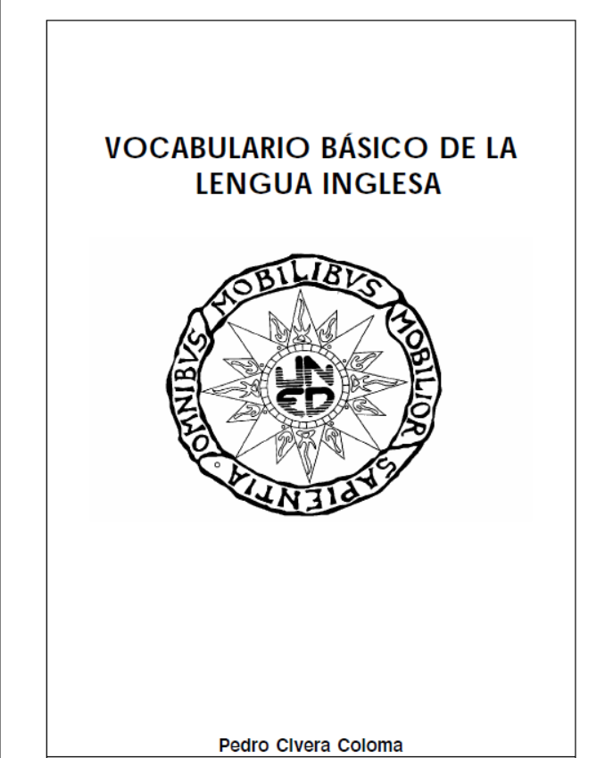 VOCABULARIO BÁSICO DE LA LENGUA INGLESA